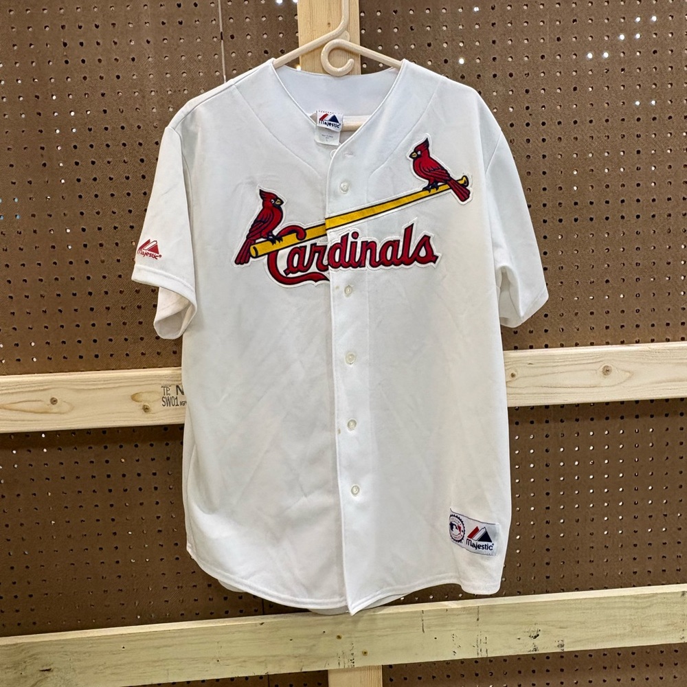 ITEM#62 Majestic DAVID ECKSTEIN No. 22 ST LOUIS CARDINALS Baseball size L
23x29